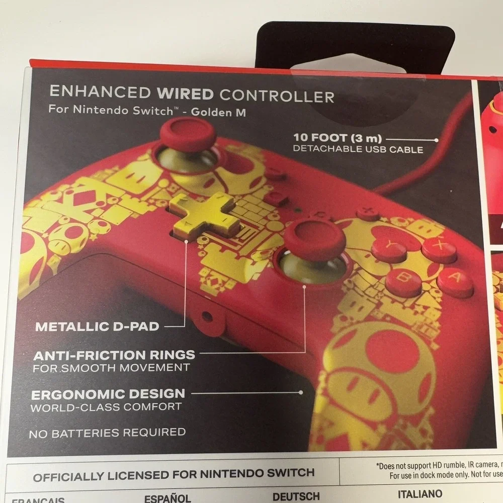 PowerA Enhanced Wired Controller for Nintendo Switch - Super Mario New Sealed